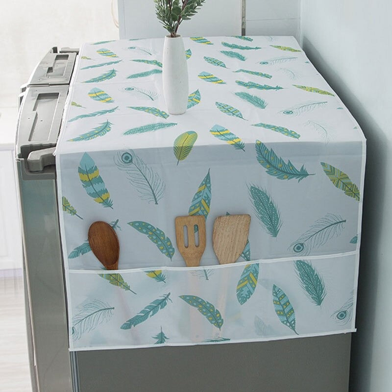 Anti-dust Waterproof Oil-proof Fridge Cover | Random Design